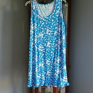 🤑Draper James Blue and White Chemise Intimates L/XL